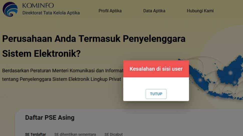 Kominfo Klaim Situs PSE Diserang Hacker Puluhan Juta Kali per Hari