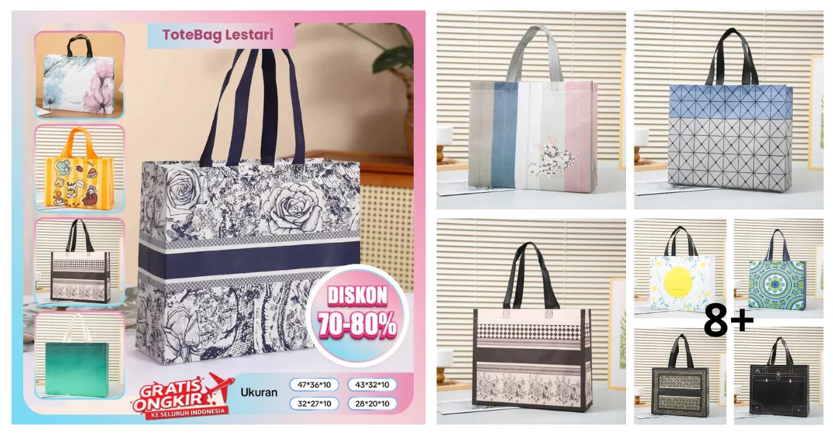 TAS DISKON 80% & GRATIS ONGKIR